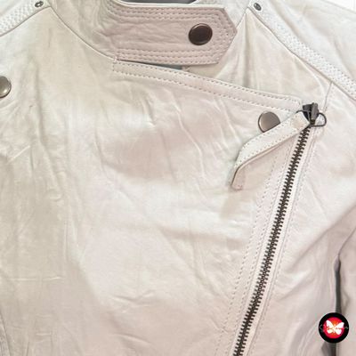Cazadora de piel ZARA Talla M