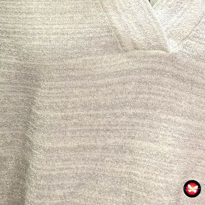 **HOY** Jersey de media manga con lurex MANGO Talla S (grande)