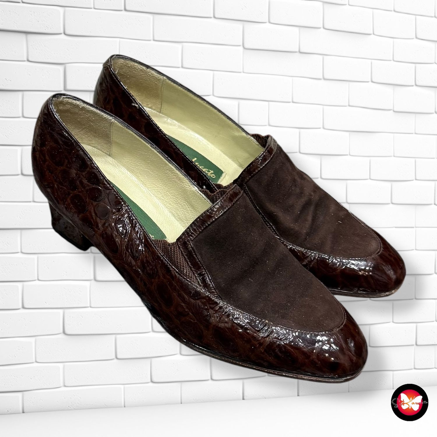 Zapatos de charol vintage FRANCESCA LUCATO T37