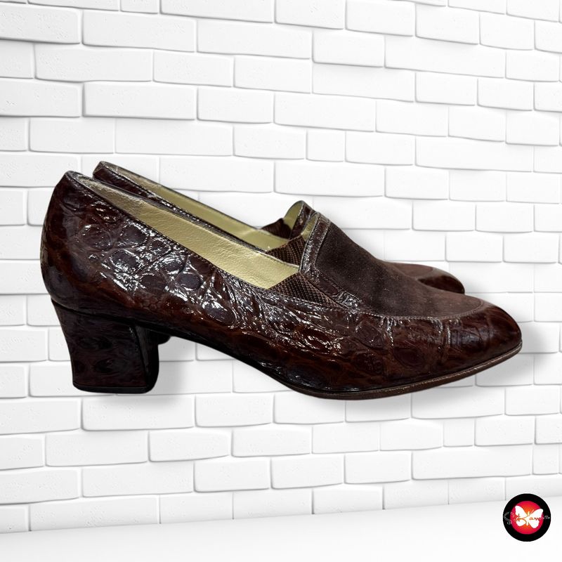 Zapatos de charol vintage FRANCESCA LUCATO T37