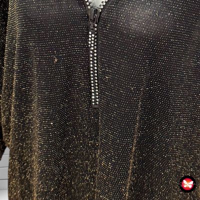 **HOY** Blusa de noche con lurex corte mariposa Talla Única Grande