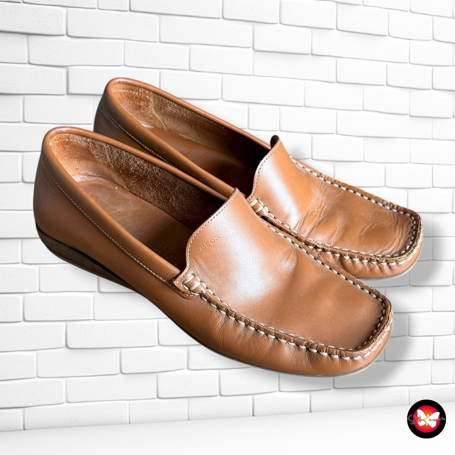 Zapatos de piel tipo náuticos GEOX T37