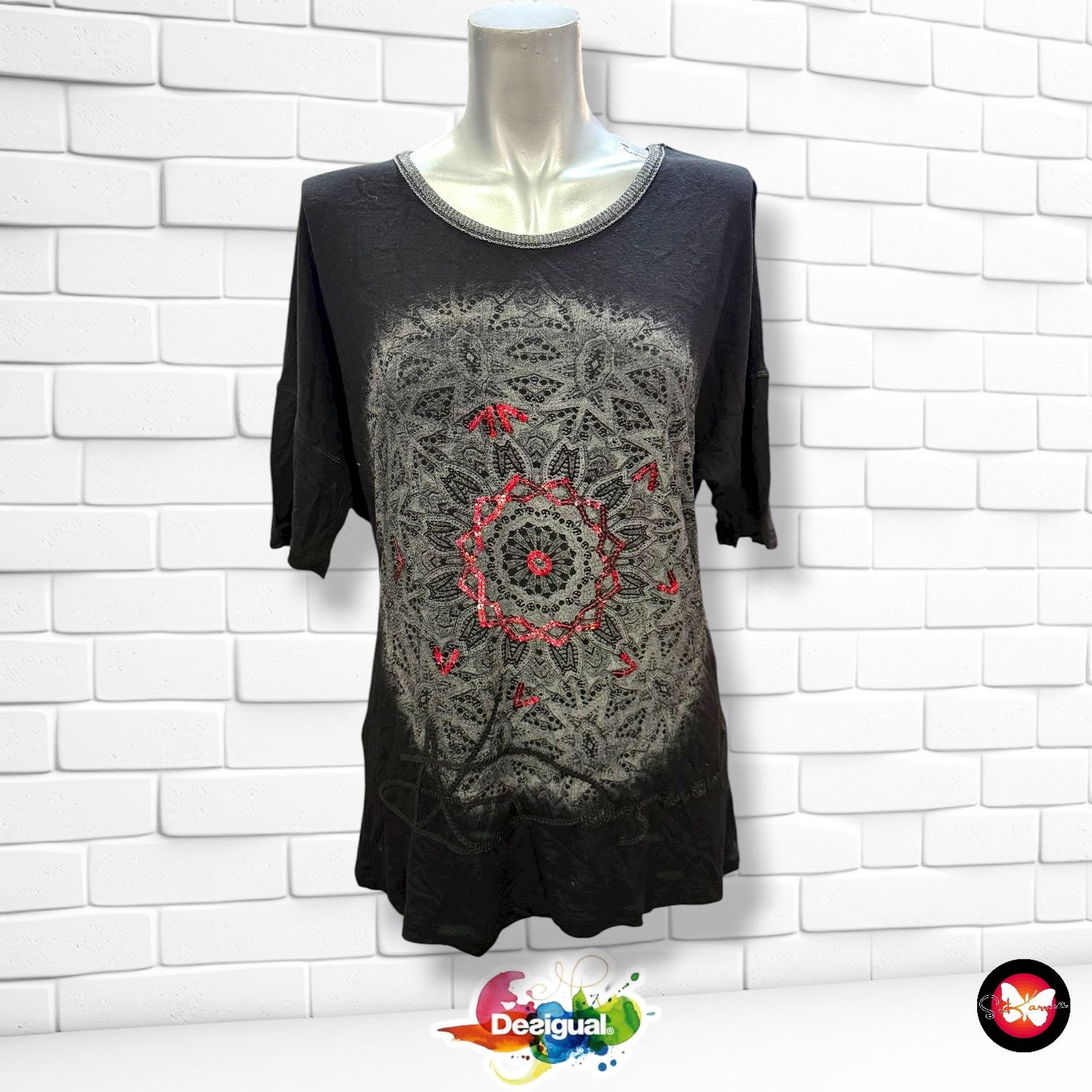 **HOY** Camiseta de manga corta DESIGUAL Talla L