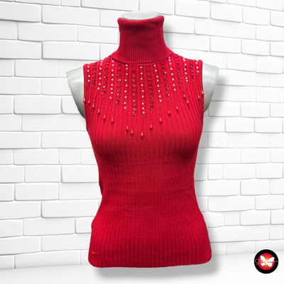 Jersey sin mangas de cuello alto Talla S/M