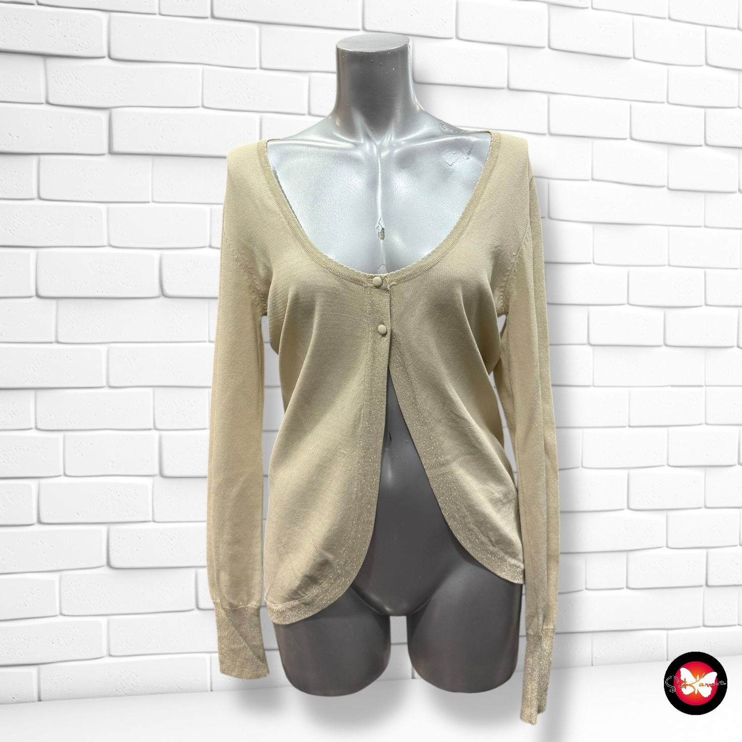 **HOY** Chaqueta de punto con lurex FRANCOMINA BLUEFEL Talla M