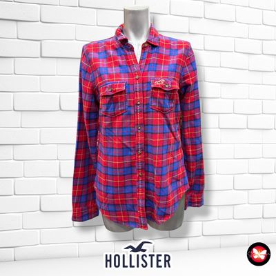 Camisa de cuadros HOLLISTER Talla S