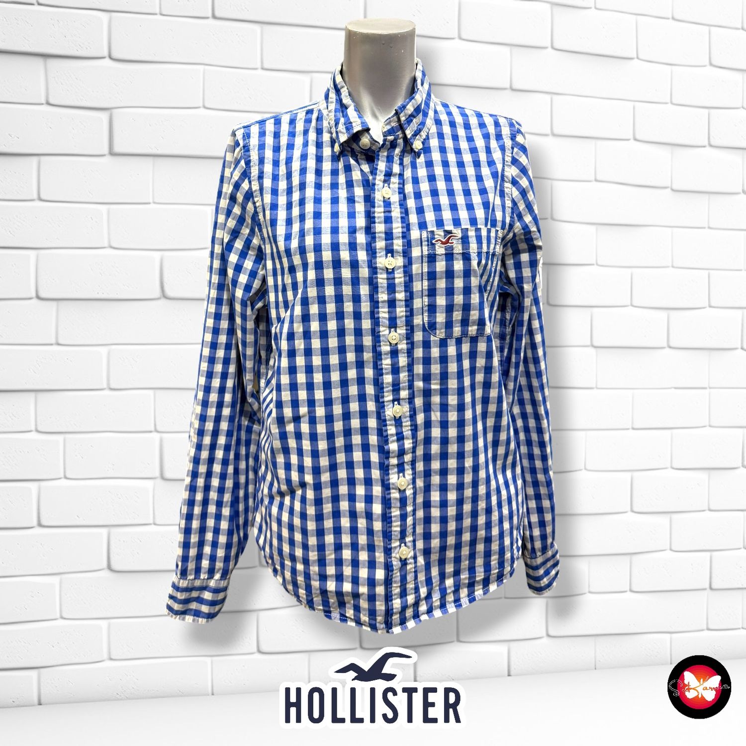 **HOY** Camisa de cuadros HOLLISTER Talla S