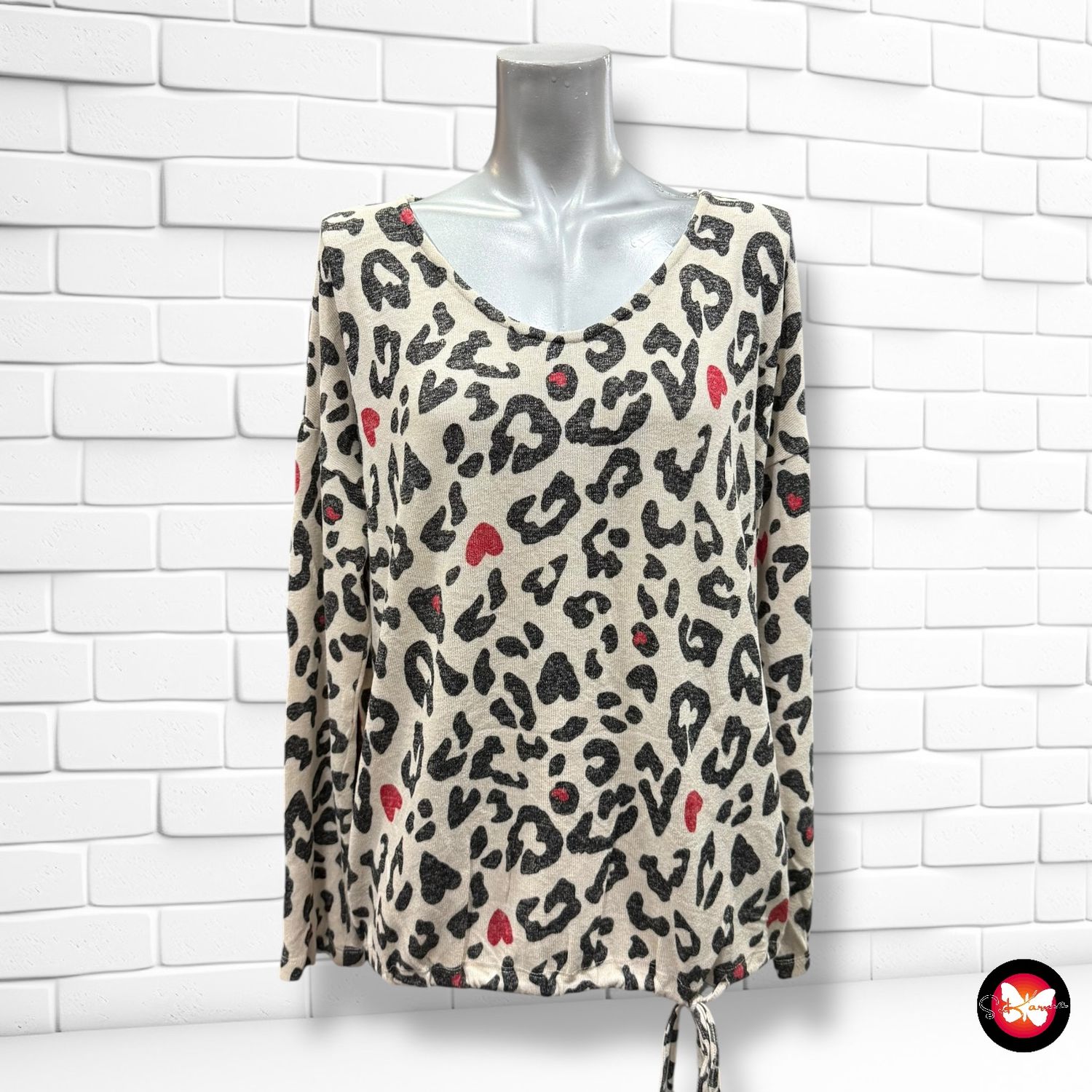 **HOY** Jersey de manga larga de leopardo STREET ONE Talla 42