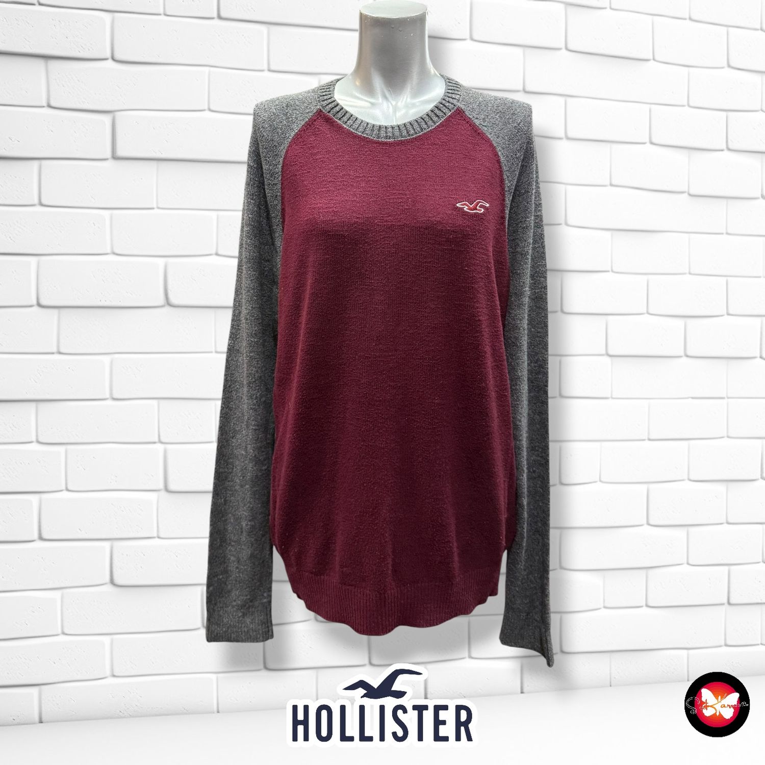 **HOY** Jersey de manga larga  HOLLISTER Talla Hombre L