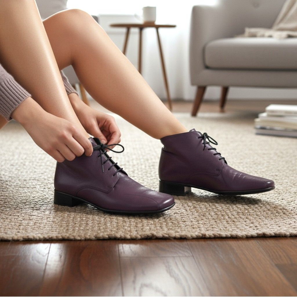**HOY** Botines de piel con cordones MARC O’POLO T39 (6UK)