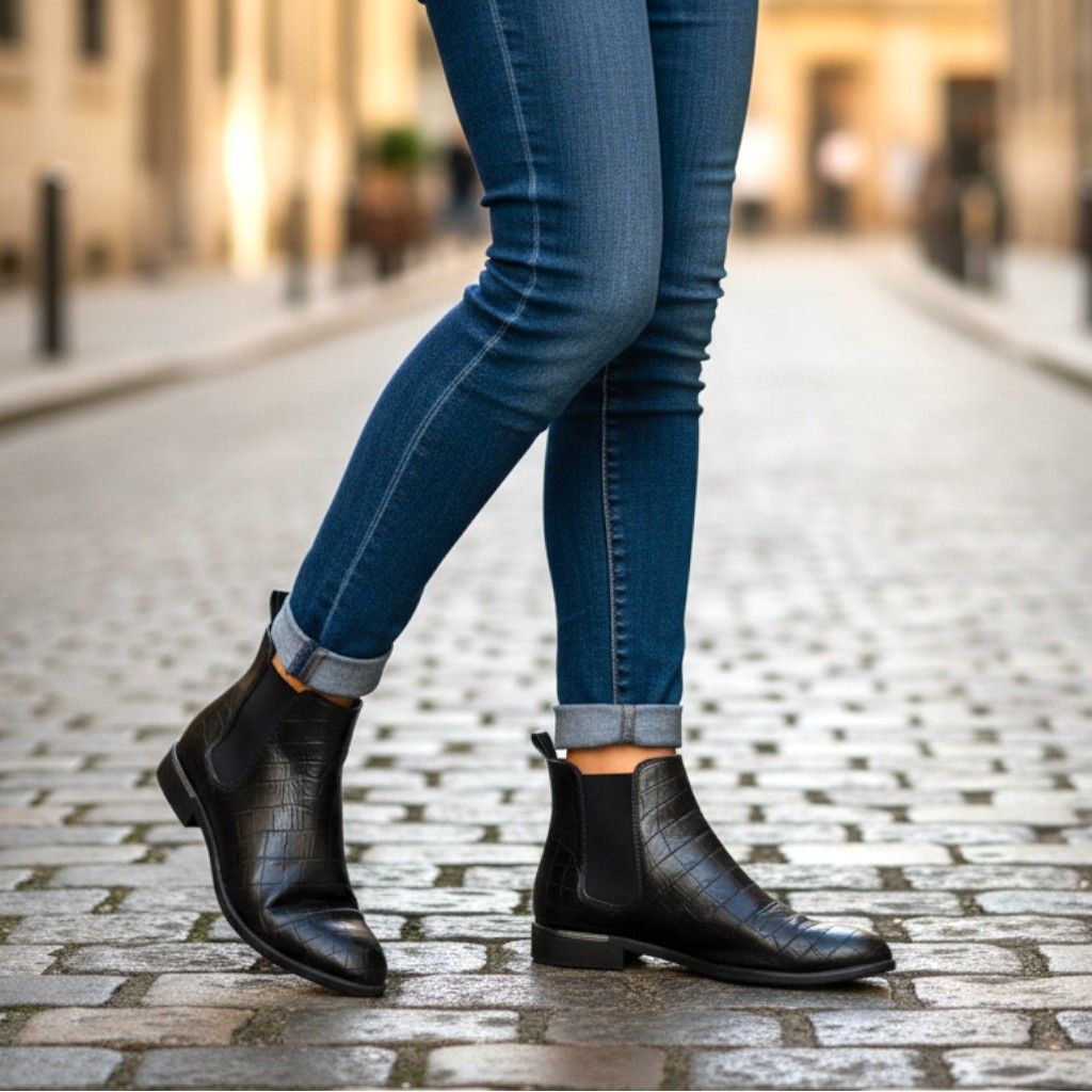 **HOY** Botines efecto serpiente GRACELAND T38