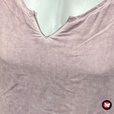 Blusa de manga larga efecto desteñido Talla 42