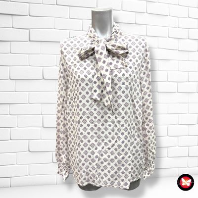 **HOY** Blusa de manga larga con lazada H&amp;M Talla 40 (grande)