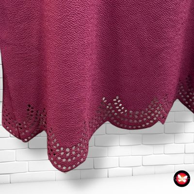Blusa de manga larga con bajo caladito SFERA BASIC Talla L