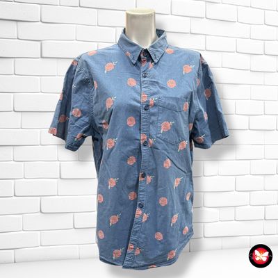 Camisa de manga corta estampado rosas HOLLISTER Talla Hombre M