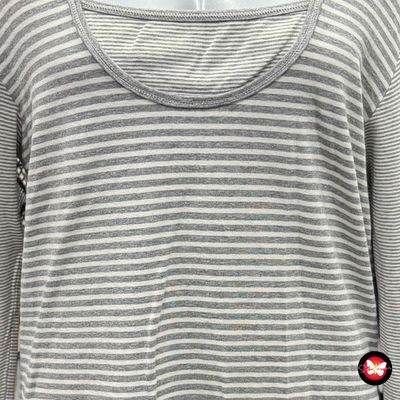 Camiseta de media manga de rayitas Talla 44