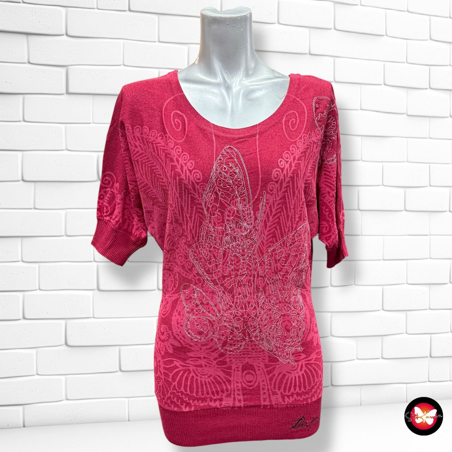 Jersey corte mariposa DESIGUAL Talla S