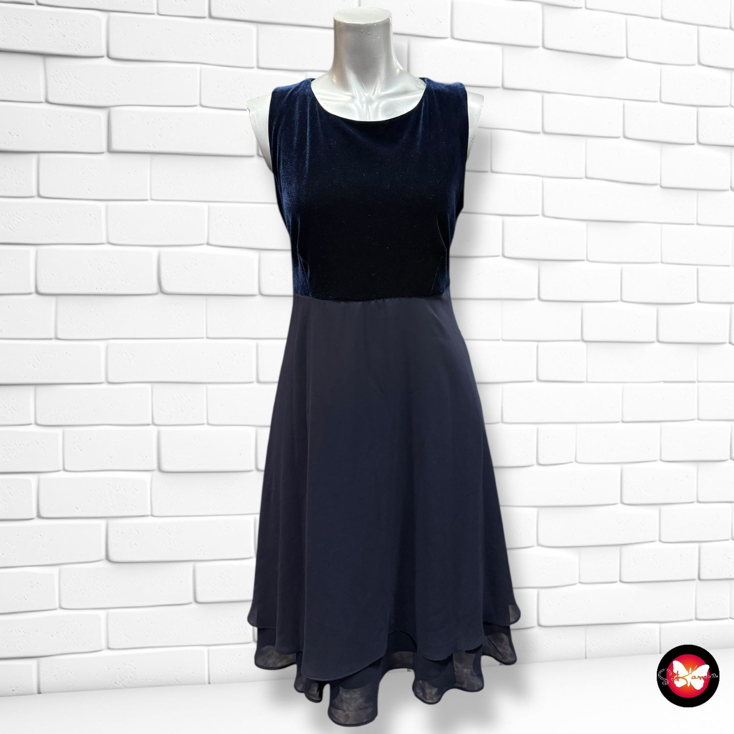 **HOY** Vestido de noche con terciopelo Talla 38