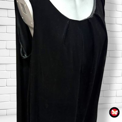 Vestido sin mangas de terciopelo YESSICA Talla 46