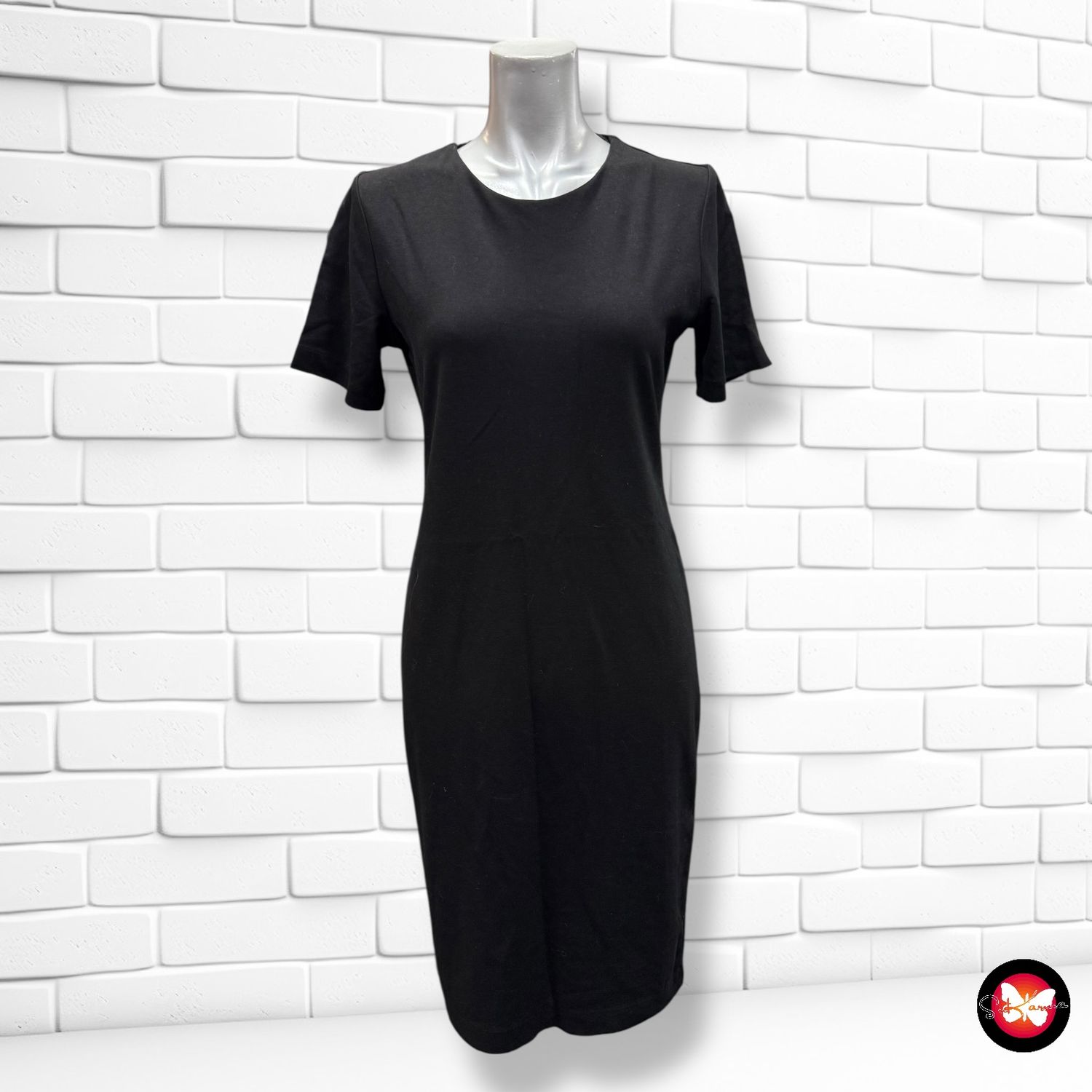 **HOY** Vestido básico de manga corta H&amp;M Talla S