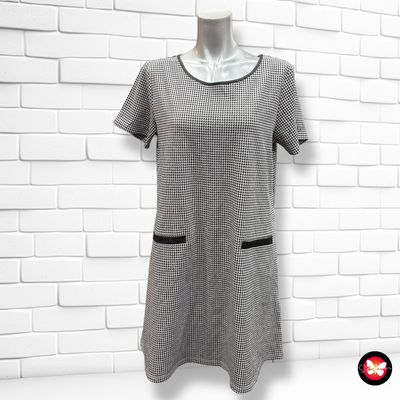 **HOY** Vestido estampado pata de gallo TEX Talla L