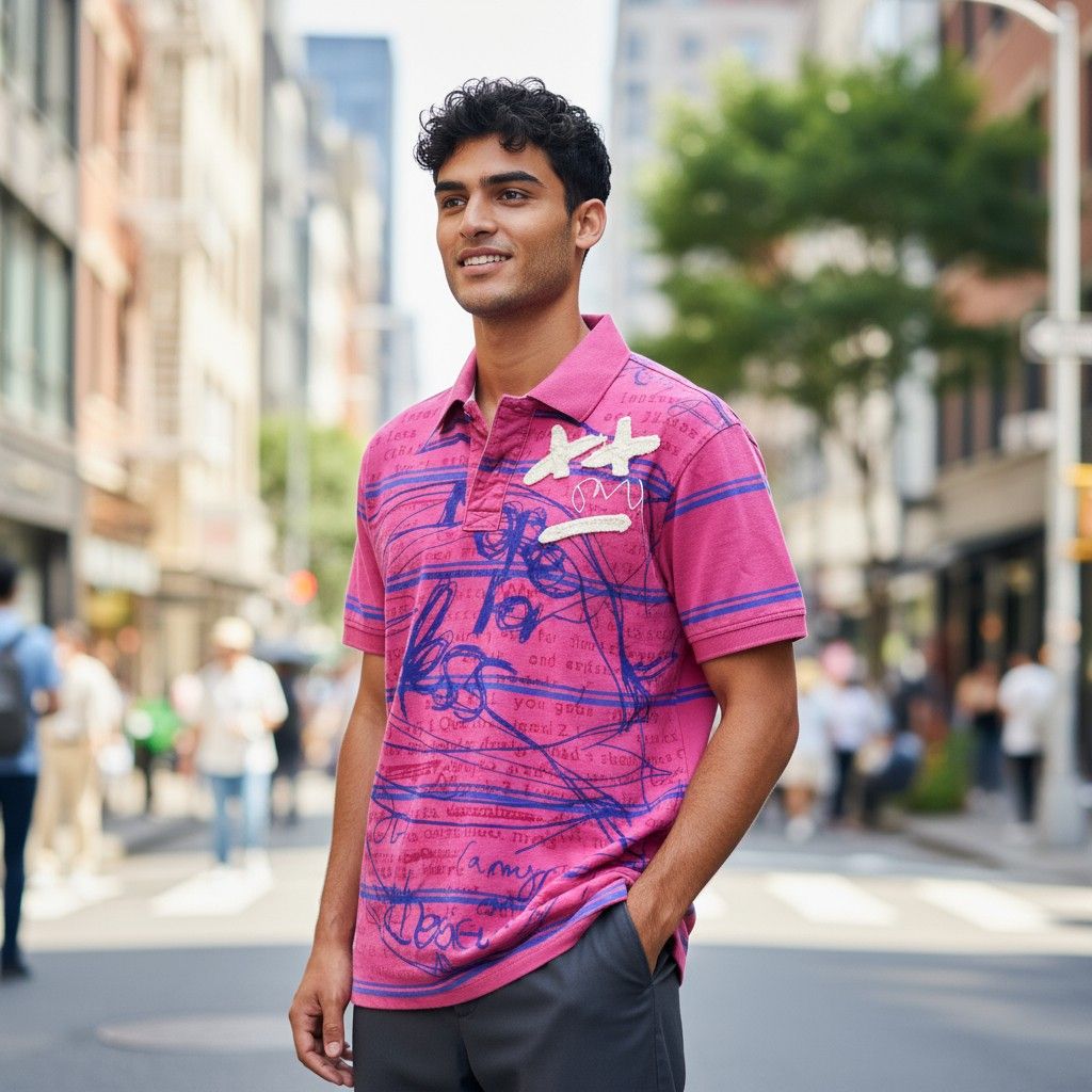 Camiseta de manga corta DESIGUAL Talla Hombre M