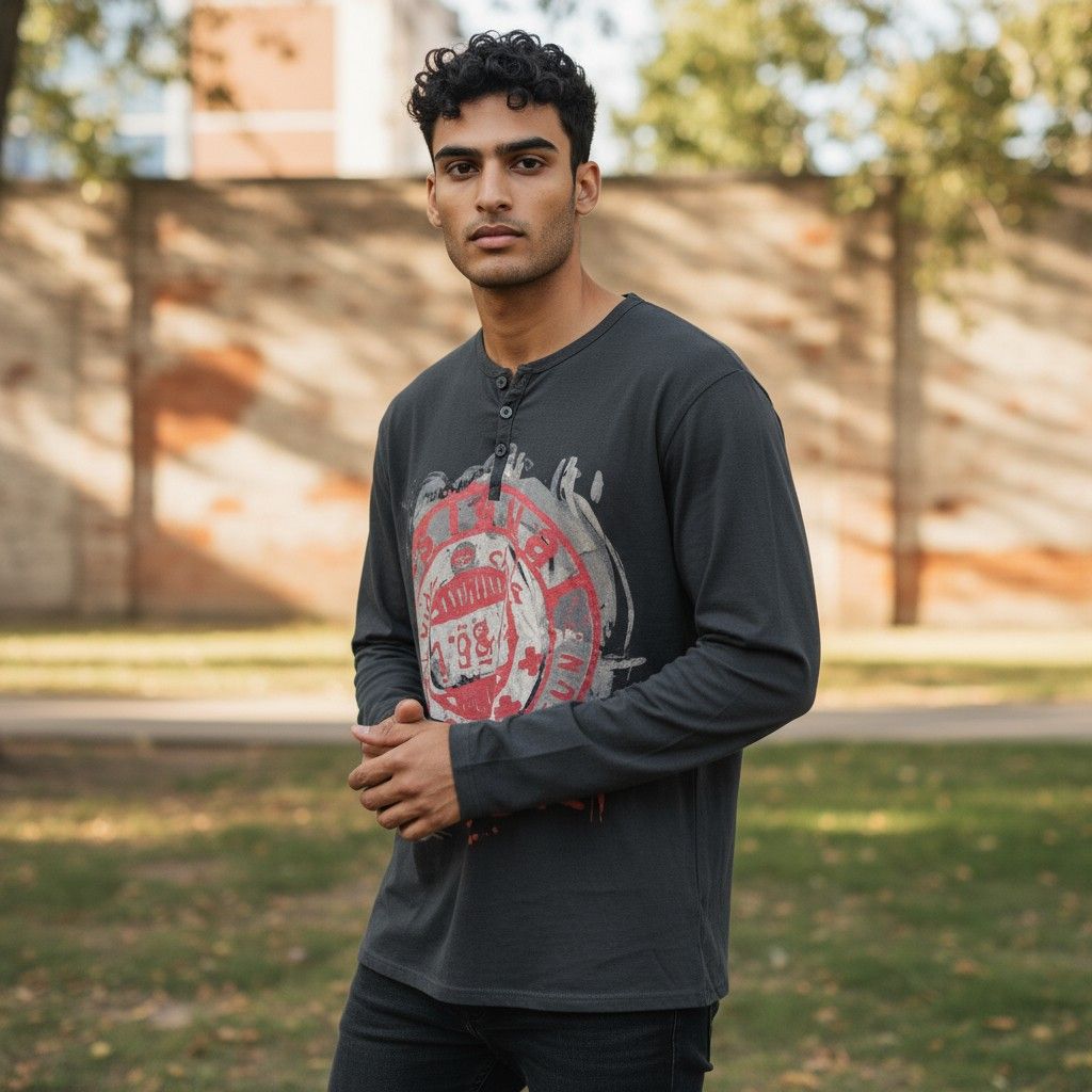 Camiseta de manga larga DESIGUAL Talla Hombre M