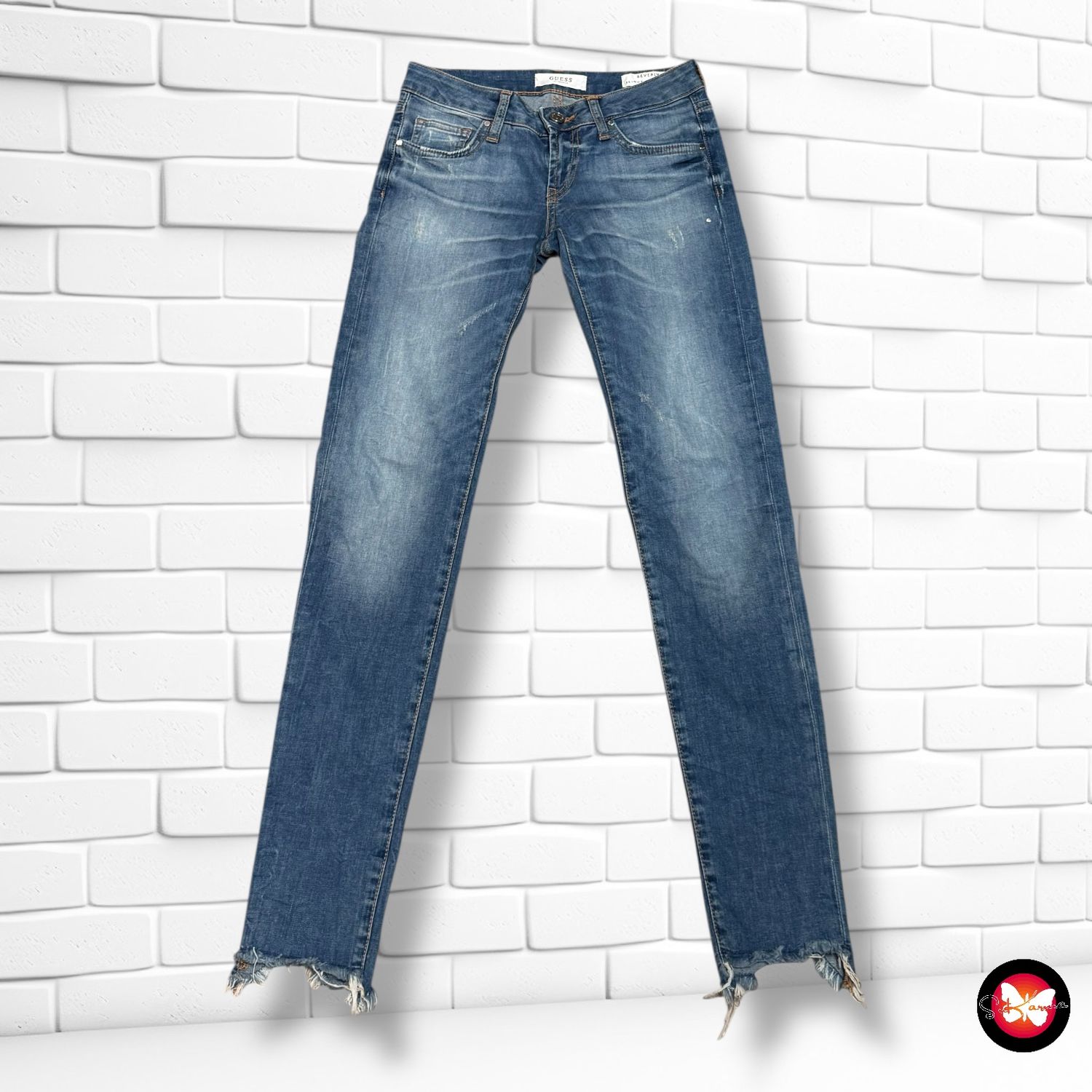 **HOY** Pantalón vaquero GUESS · BEVERLY SKINNY ULTRA LOW · Talla XS (W24)