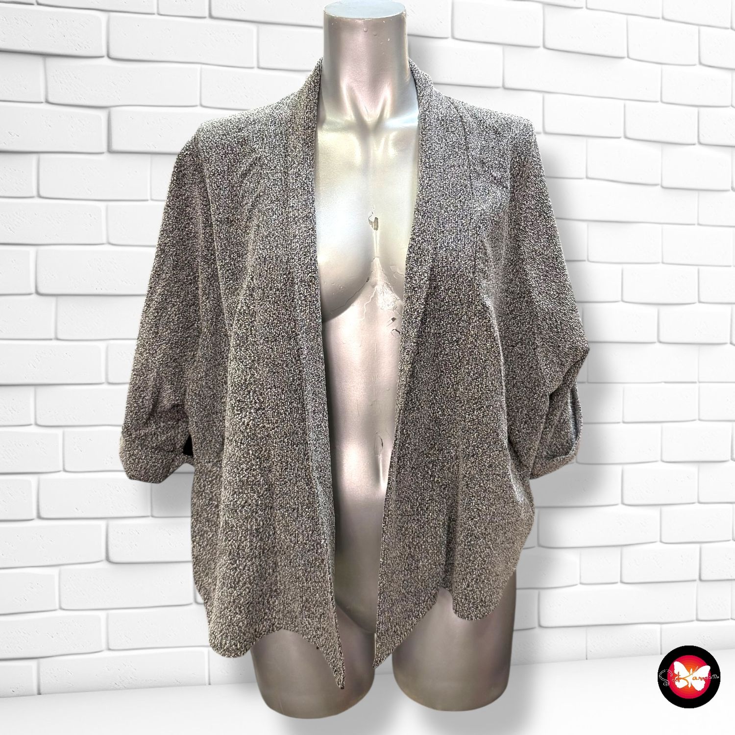 Chaqueta tipo kimono de entretiempo CWK Talla Única