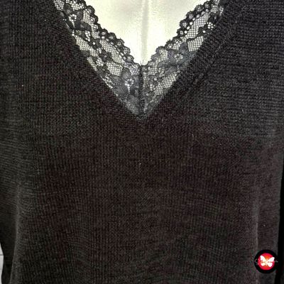 Jersey de manga larga  con encaje ONLY Talla M