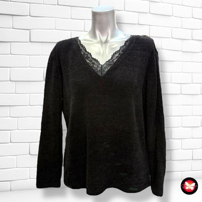 Jersey de manga larga  con encaje ONLY Talla M
