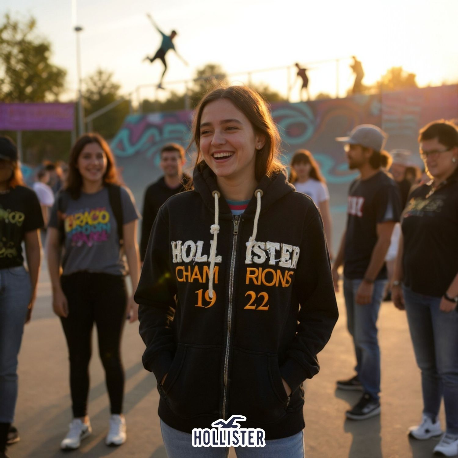 Sudadera HOLLISTER Talla S