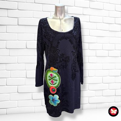 **HOY** Vestido de manga larga DESIGUAL Talla XL (pequeña)