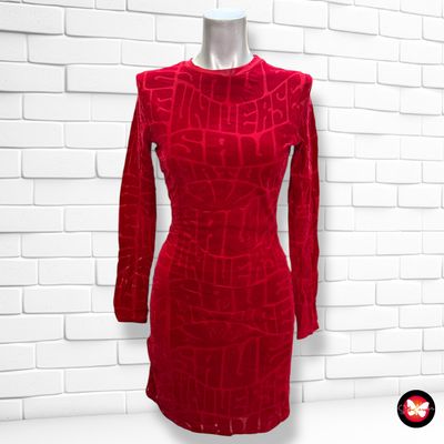**HOY** Vestido de manga larga con terciopelo DESIGUAL Talla XS
