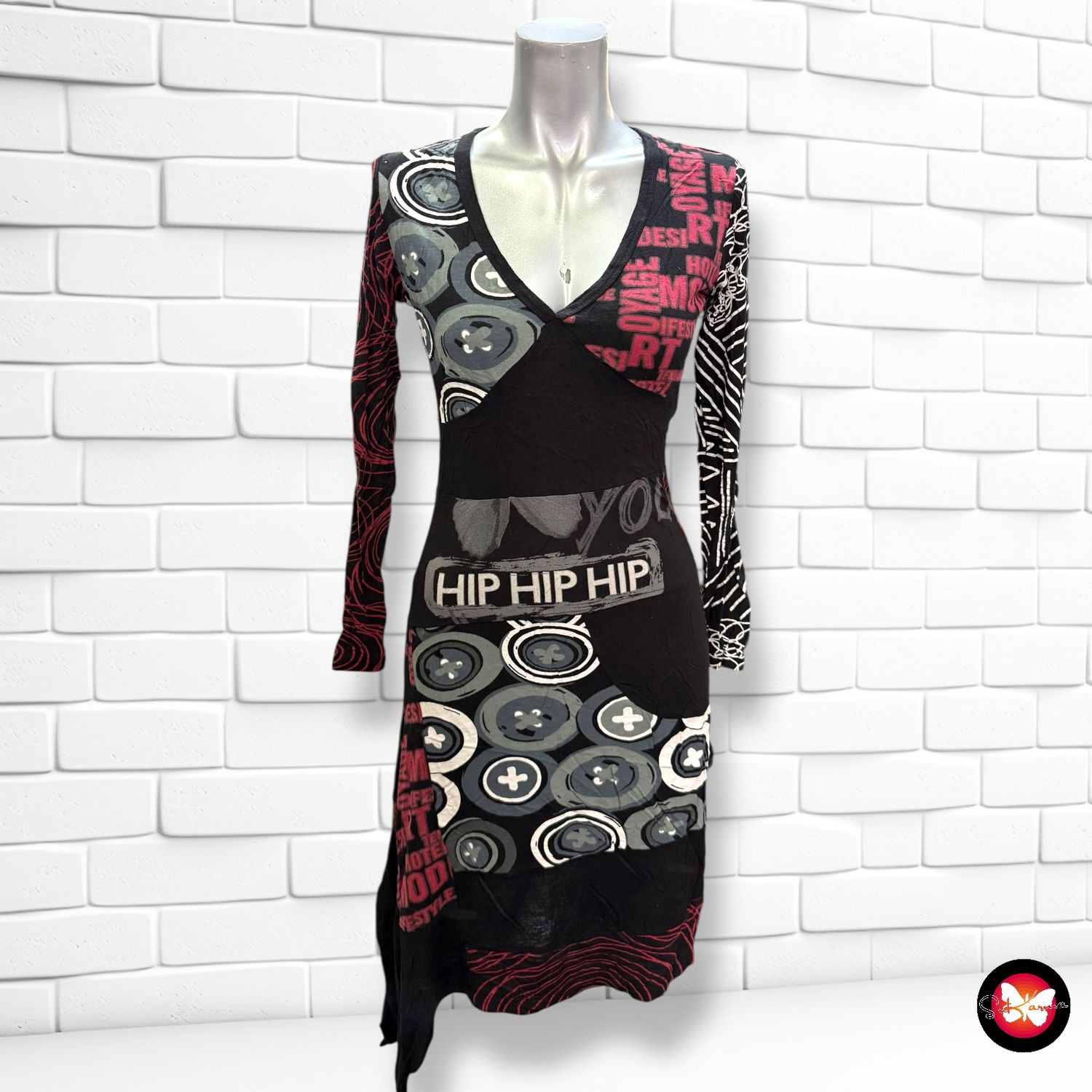 **HOY** Vestido de manga larga DESIGUAL Talla M