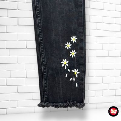 **HOY** Pantalón vaquero DESIGUAL Talla XS (W24)