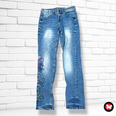**HOY** Pantalón vaquero con botones DESIGUAL Talla S (W26)
