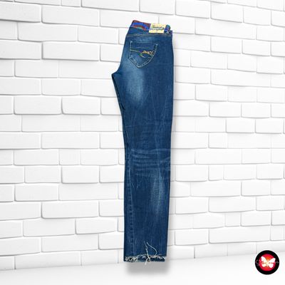**HOY** Pantalón vaquero DESIGUAL RAINBOW Talla M