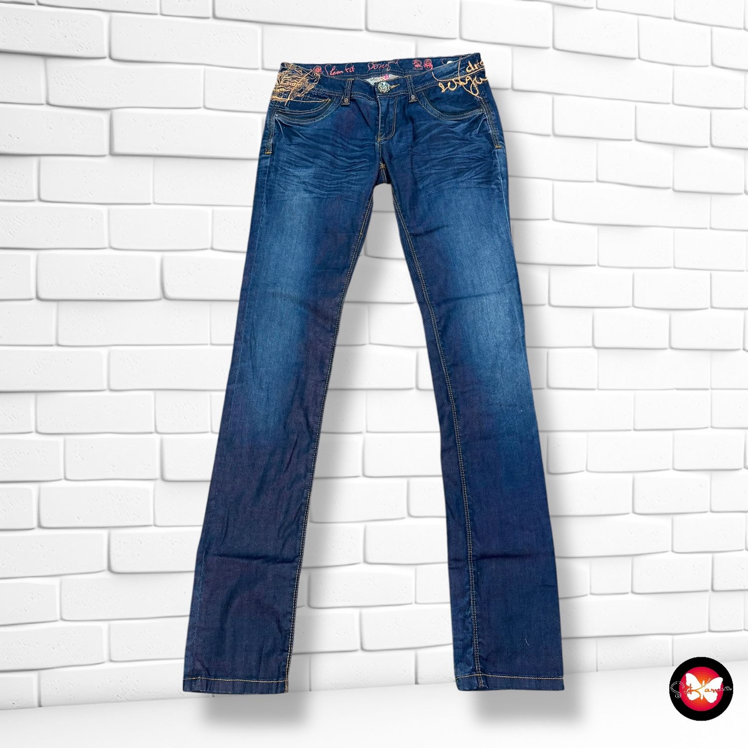 **HOY** Pantalón vaquero DESIGUAL Talla M (W28)