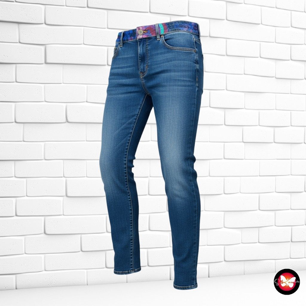 Pantalón vaquero DESIGUAL RAINBOW Talla M