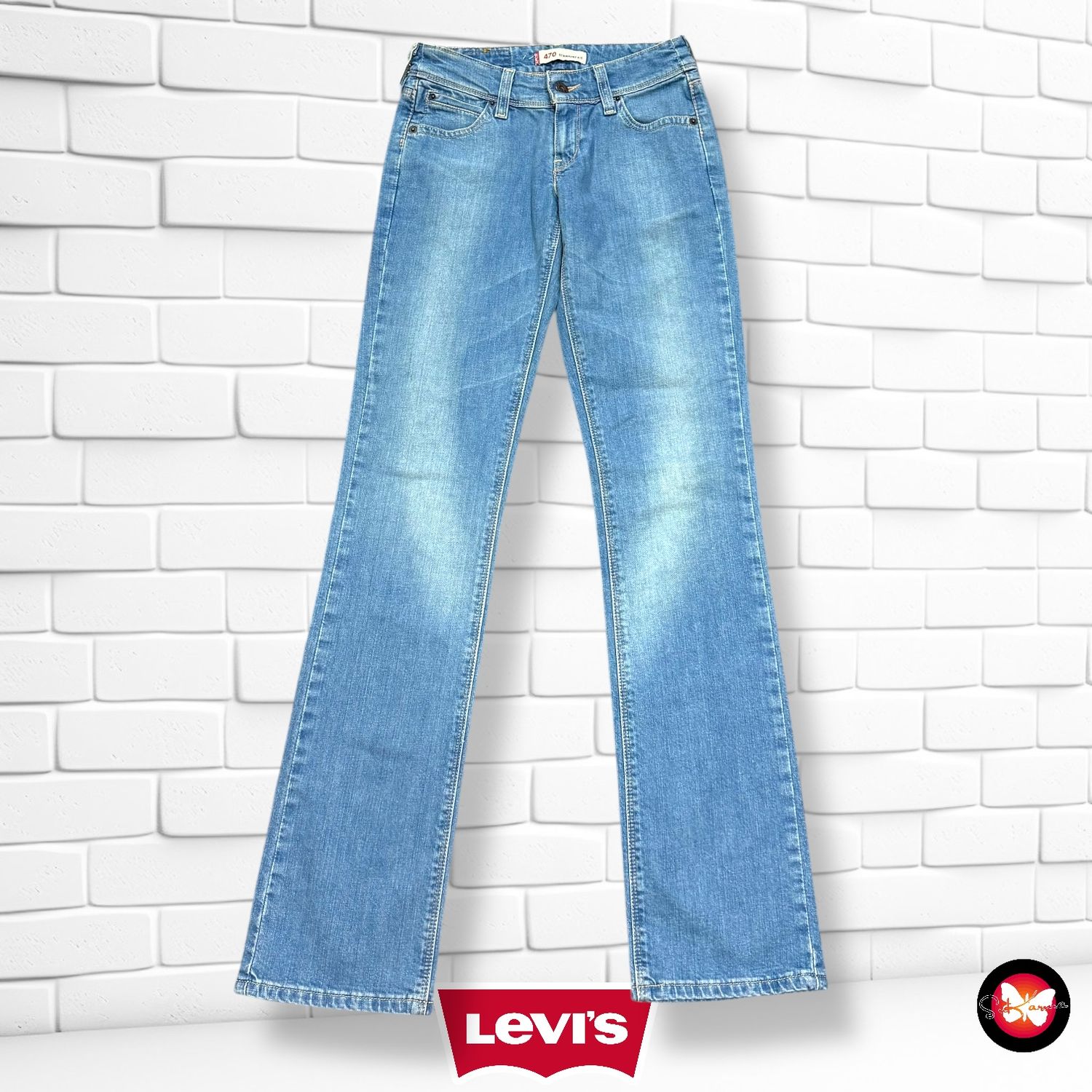 **HOY** Pantalón vaquero LEVI’S 470 STRAIGHT FIT Talla S (W26 L34)