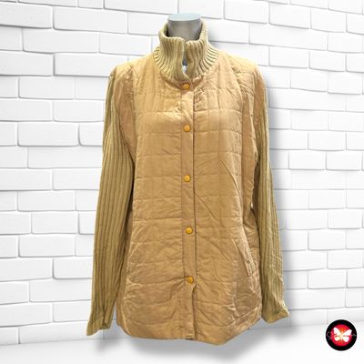 **HOY** Chaqueta acolchada con mangas de punto DAMART Talla M/L (grande)