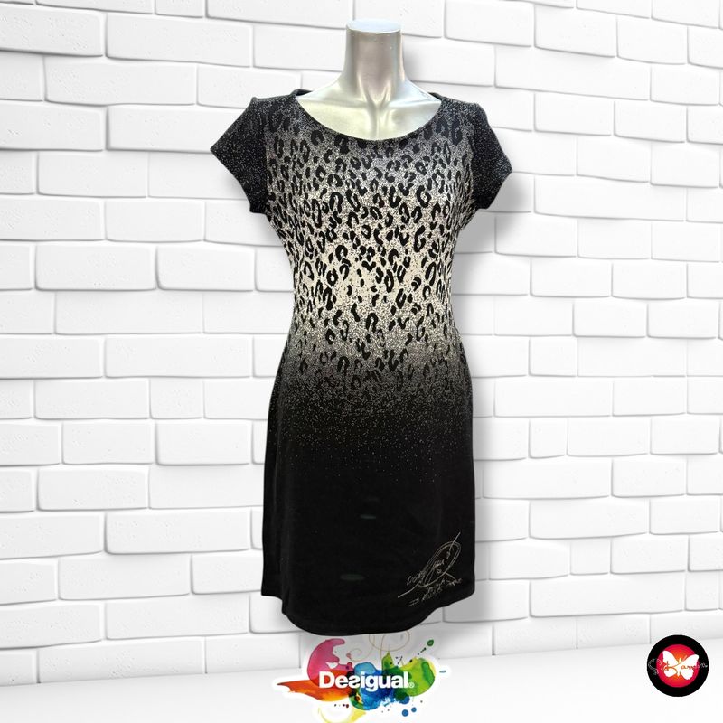 **HOY** Vestido animal print DESIGUAL Talla M