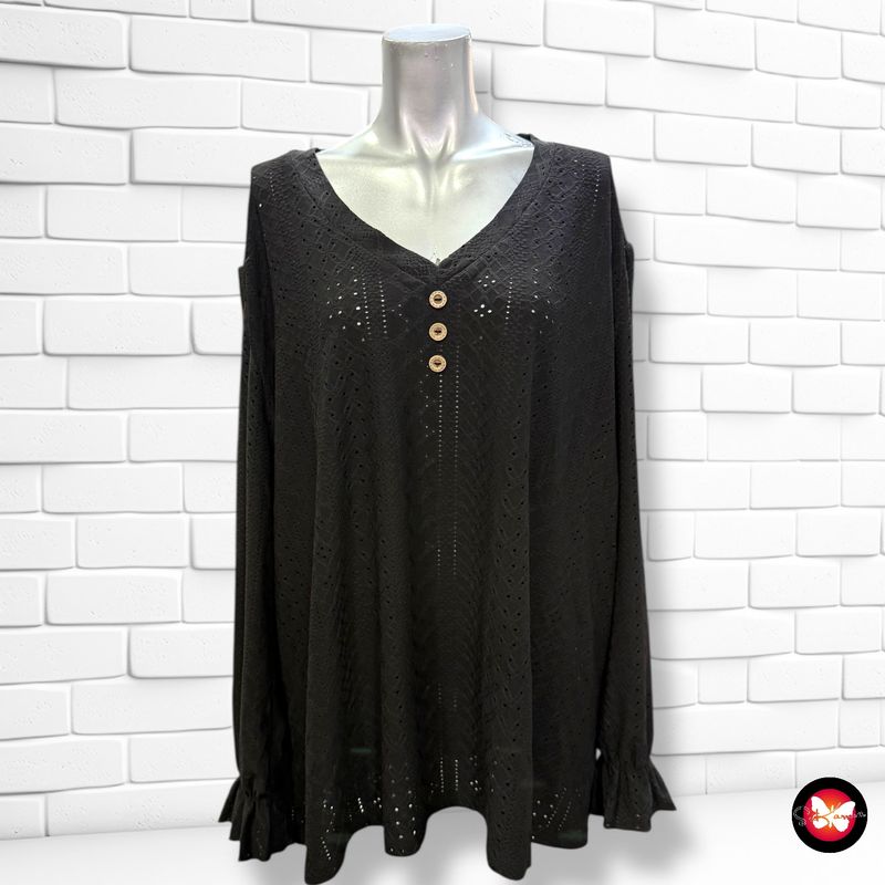 **HOY** Blusa de manga larga caladita Talla 5XL