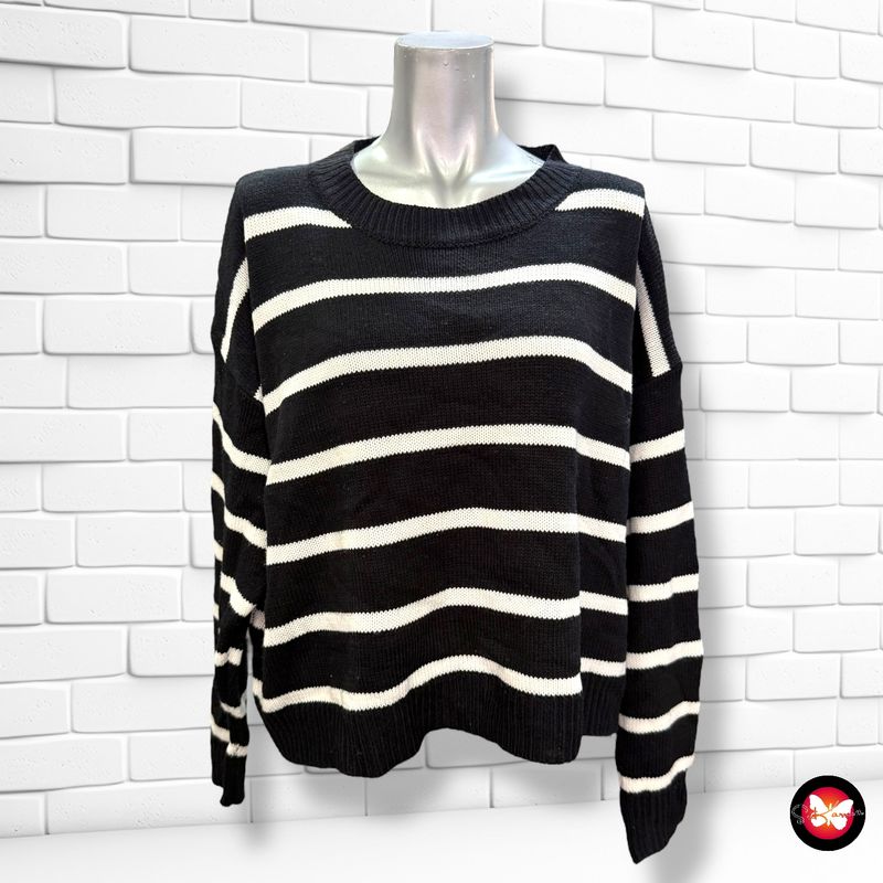**HOY** Jersey de manga larga de rayas SHEIN Talla L