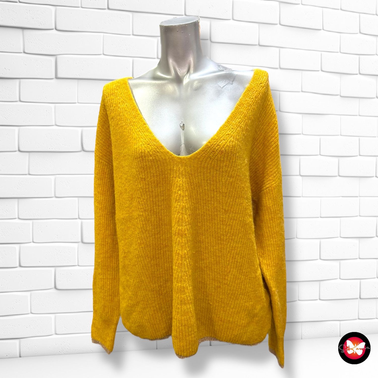 **HOY** Jersey de manga larga peludito PIECES Talla S (grande)