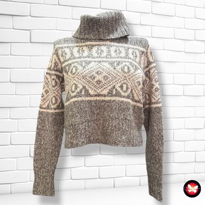 **HOY** Jersey de manga larga, cropped y cuello alto H&amp;M Talla S