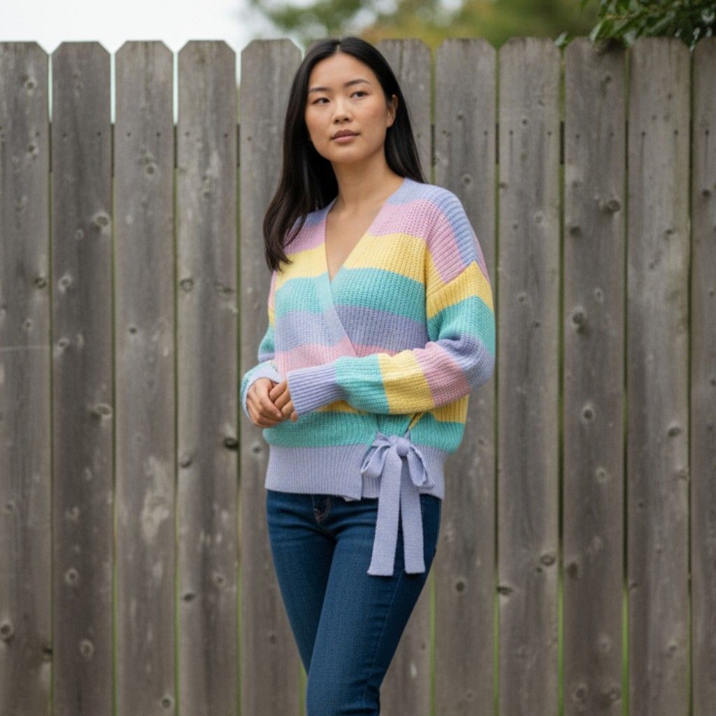 **HOY** Chaqueta de punto cruzada MOOCCI Talla Única