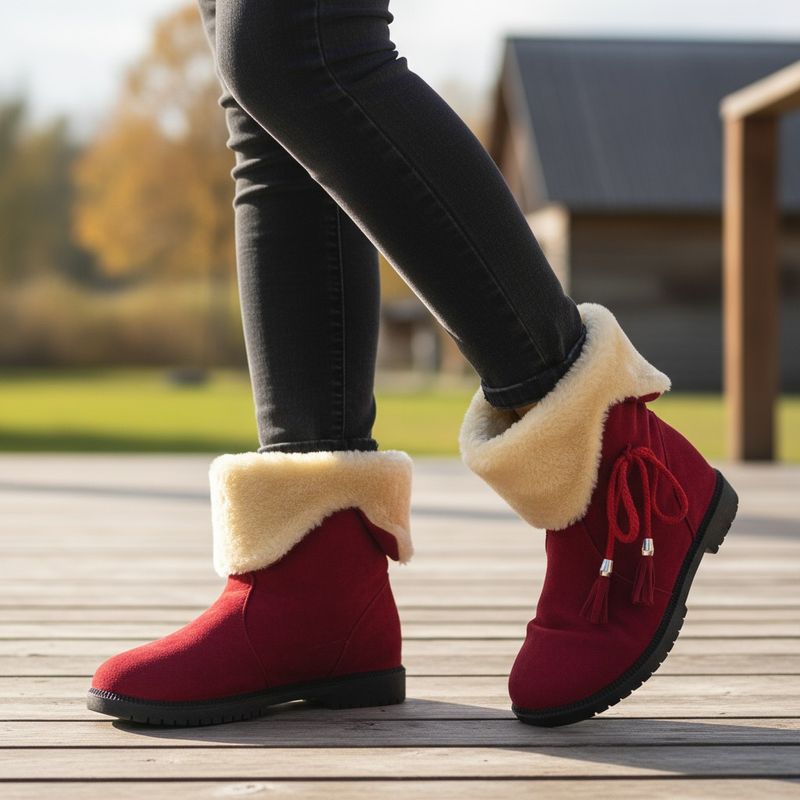 Botines con peluche T36