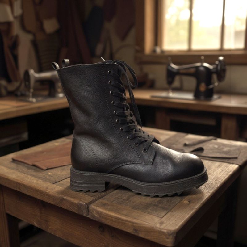 Botines militares afelpados T37